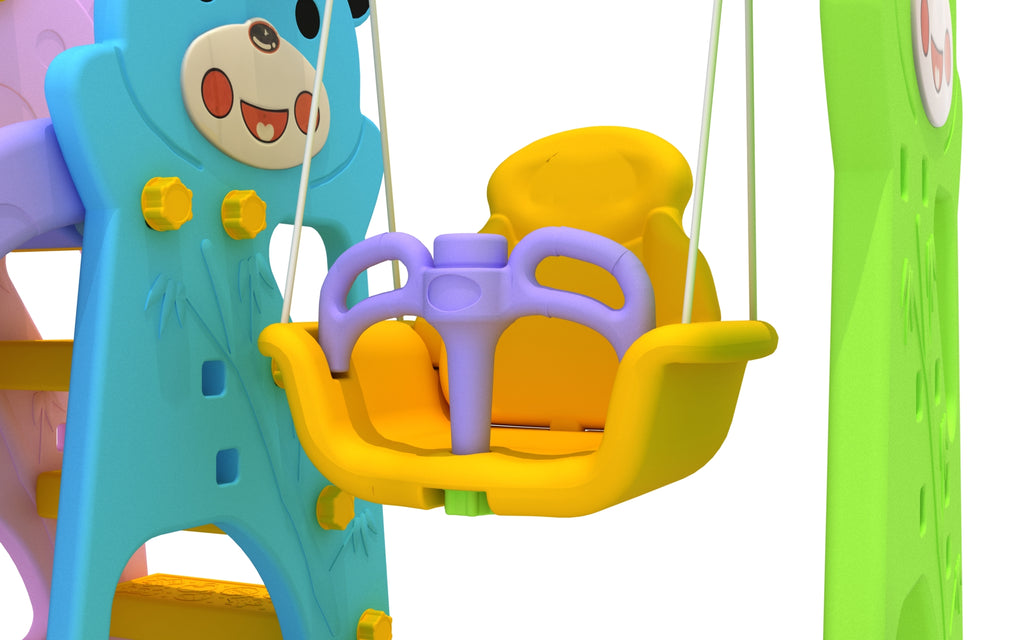 7 in1 Kids slide and swing multi sports play set