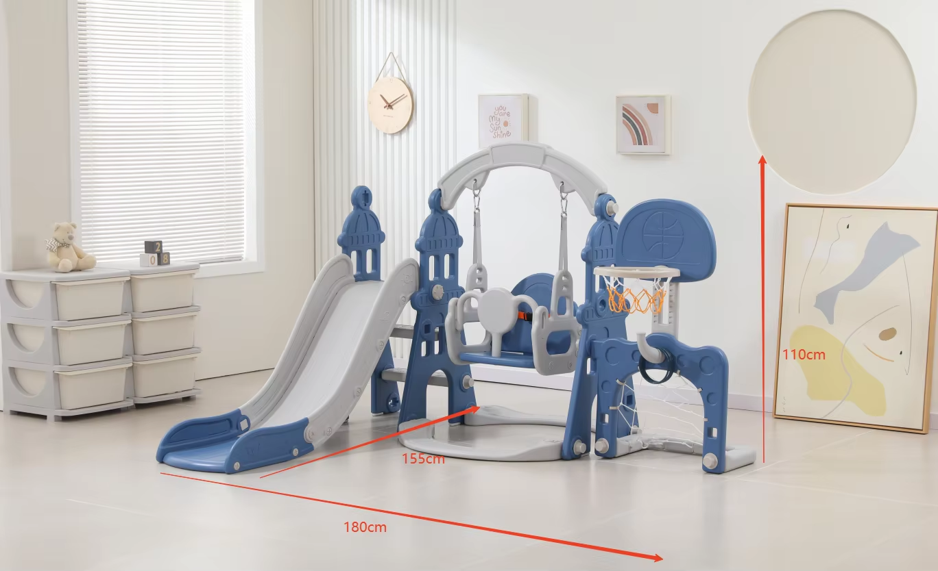 Multi Sports kids slide and swing