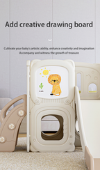 Multi activity kids swing and slide play set