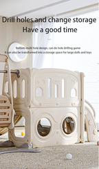 Multi activity kids swing and slide play set