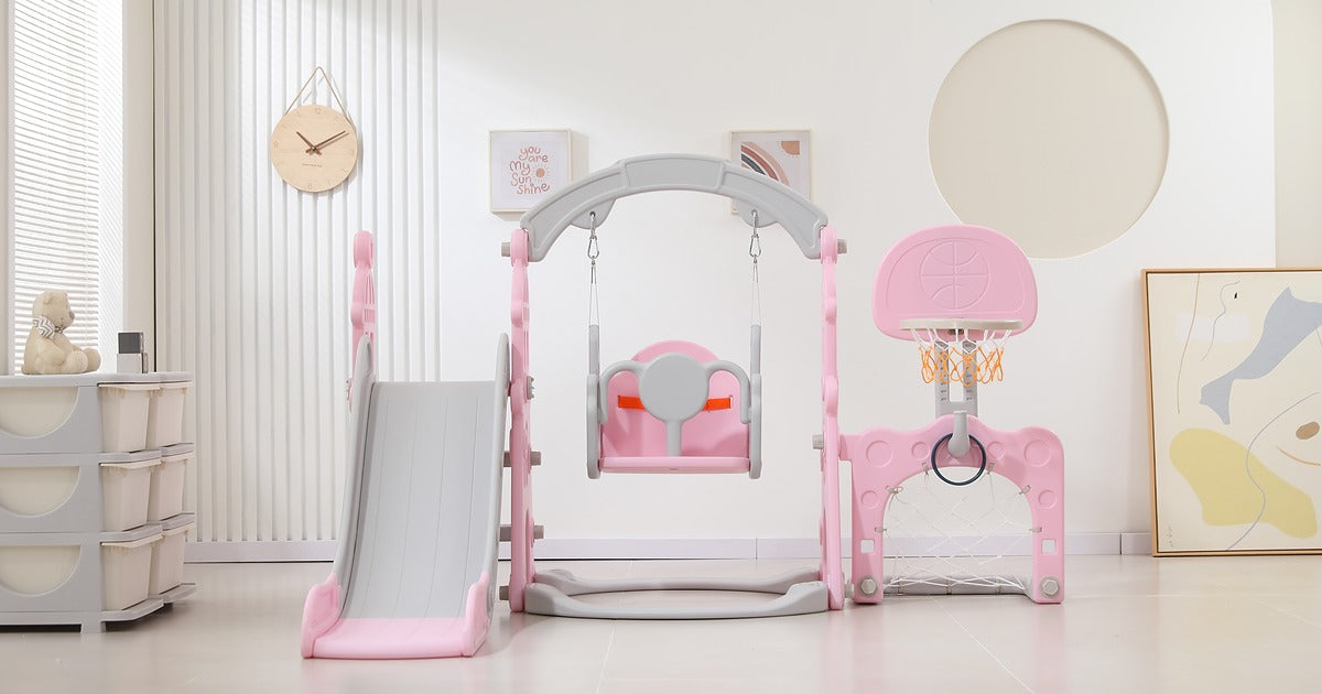 Multi Sports kids slide and swing