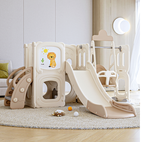 Multi activity kids swing and slide play set