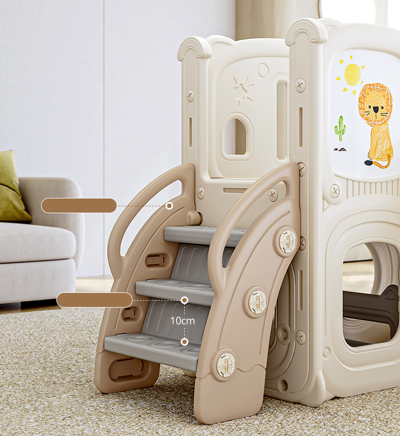 Multi activity kids swing and slide play set