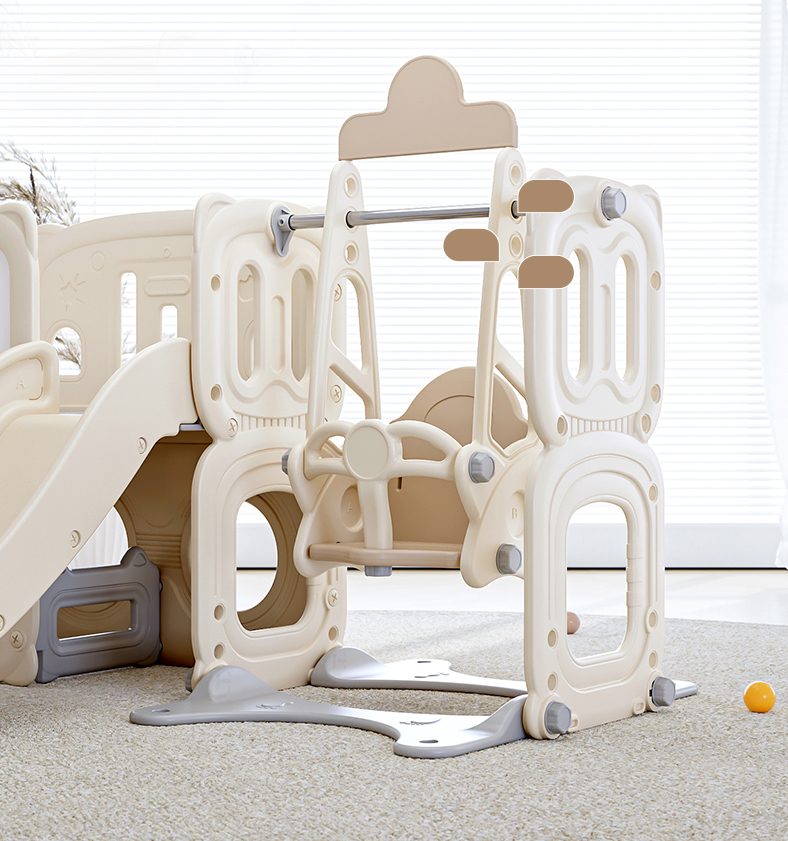 Multi activity kids swing and slide play set